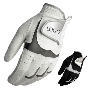 Gants de golf en cuir personnalisés très vendus Gants de golf en cuir de mouton souple et durables avec logo personnalisé à vendre - Product Image 2