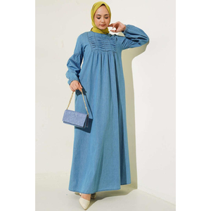 Nueva temporada mujer invierno ropa islámica Abaya vestido Kaftan túnica Dubai musulmán islámico moda turco hecho vestidos islámicos - Product Image 1