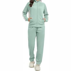 Ensemble de survêtement imprimé ajusté en 2 pièces pour femmes de qualité supérieure Sweat-shirts chauds de haute qualité pour l'hiver Vêtements décontractés - Product Image 5