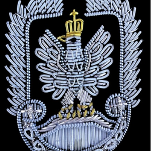 Exigence personnalisée 100% fil et laine uniforme or émail doux Logo argent et badges dorés - Product Image 6