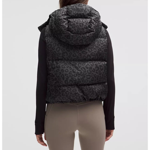 Casual mujer Puffer chaleco Chaqueta ligera cálida elegante cómodo sin mangas prendas de vestir exteriores suministro al por mayor precio barato OEM - Product Image 3