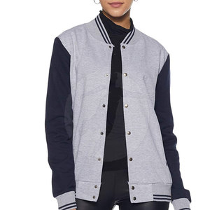 Meilleure vente de veste Letterman 100% laine pour femme taille personnalisée tricotée et respirante avec matériau de remplissage en coton - Product Image 4