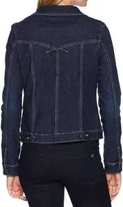 Chaqueta Vaquera Acolchada de Moda Casual para Mujer, Chaqueta Vaquera Lisa de Moda para Mujer, Precio de Chaqueta Vaquera - Product Image 6
