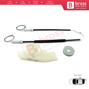 ชุดซ่อมมอเตอร์กระจกไฟฟ้าหลังขวา รุ่น BWR957 สำหรับรถยนต์ 407 6E 6D ปี 2004-2011 แบบ 4/5 ประตู รหัสอะไหล่ 9644893680 - Product Image 3