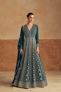 Women's Neeta Creation Designer Salwar Kameez <b>Suit</b> Embroidered Reversible Wrinkle-Free Polyester Material Floor-Length Dupatta - Product Image 3