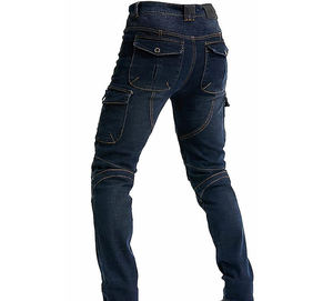 Jeans de mezclilla estilo casual para hombre uso al aire libre de talla grande/nueva llegada precios al por mayor jeans de mezclilla de color sólido para hombre - Product Image 2
