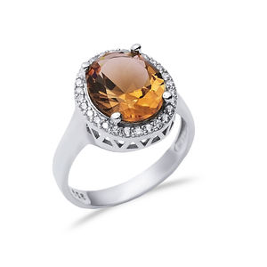 Bague en grappe de sultanite de coupe ovale changement de couleur pierre précieuse plaqué rhodium bande de créateur en gros bijoux en argent sterling 925 - Product Image 3