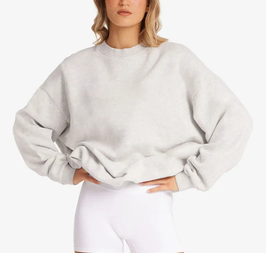 Sudadera Premium de Felpa Gruesa para Mujer, Cuello Redondo, Unisex, Talla Grande, con Logotipo Personalizado en la Parte Delantera - Product Image 5