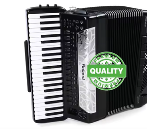 Tout neuf - Accordéon de type V FR 8x Piano - Noir - Product Image 3