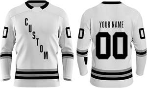 Le plus populaire concevez votre propre logo uniforme de hockey sur glace grande taille pour adulte - Product Image 4