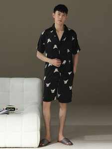 Conjunto de Verano para Hombre, Camiseta de Manga Corta y Pantalones Cortos, Ecológico, Sólido, Informal, 100% Algodón, Secado Rápido y Transpirable - Product Image 6