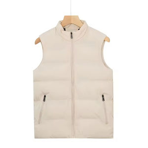 Fabricant sur mesure OEM ODM fournisseur en gros conception personnalisée hiver bouffant coupe-vent personnalisé polyester veste matelassée unisexe pour hommes - Product Image 3