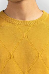 Solid Plain Color OEM Custom Winter Anti-Pilling Front Logo Long Sleeve Pullover Crew Neck <b>Jumper</b> <b>Knit</b> Sweater for <b>Men</b> - Product Image 5