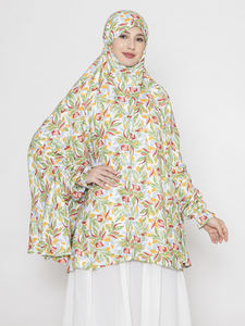 Tela de algodón verde claro de la mejor calidad con estilo indio impreso Namaz Makhna para uso en ropa de mujeres y niñas - Product Image 2