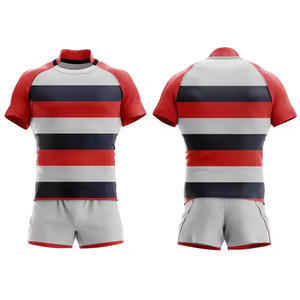 Uniforme de Rugby personalizado de poliéster 100% de la mejor calidad, transpirable, de secado rápido, guiño a la humedad, personaliza tu propio estilo - Product Image 1