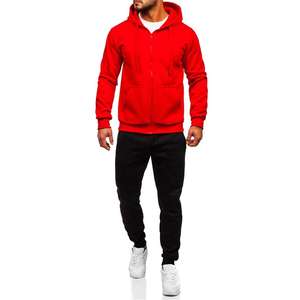 Conjunto Deportivo de 2 Piezas con Sudadera con Cremallera y Pantalones de Felpa Transpirable con Estampado Invernal OEM 2026 para Adultos Unisex - Product Image 6