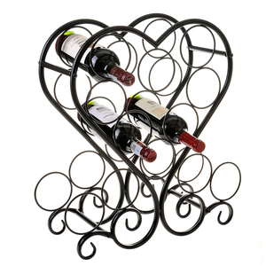 Champagne Storage 6 Bottles Standing Red Wine <b>Display</b> Rack Bar Decorative Cabinet <b>Table</b> Countertop Iron Wine Stand Holder - Product Image 6