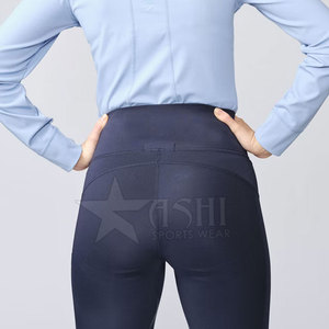 Ensemble d'équitation Collants de couche de base Collants de couche de base à manches longues pour femmes Hauts de compétition doux pour l'équitation Direct Factory - Product Image 6