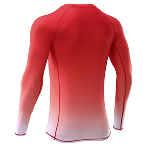 Camiseta Deportiva Sublimada para Hombre, Cuello Redondo, Manga Larga, UPF50+, Transpirable, Ligera, Antibacteriana, de Secado Rápido, Venta al Por Mayor - Product Image 2