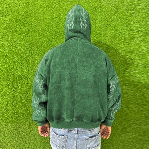 Sweat à Capuche Zippé Personnalisé Teint Uni Hiver pour Hommes, Molleton Épais Coupe Ample, Qualité Premium, Prix de Gros Bas - Product Image 5