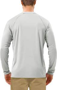 T-shirt à capuche à manches longues pour hommes UPF 50 + Protection solaire Quick Dry Athletic Hoodie Lightweight Rash Guard - Product Image 2