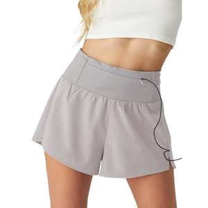 Logo personnalisé femmes taille haute sans couture Gym Shorts poche téléphone Scrunch fesses entraînement Yoga jupes pour l'été Tennis femmes Style - Product Image 6