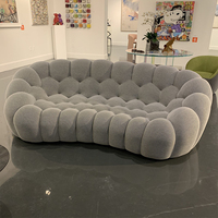 Canapé moderne trois places style football en mousse compressée, OEM ODM, avec mousse à mémoire de forme, plusieurs couleurs, pour salon, hôtel, appartement