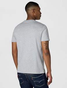 Camiseta de Manga Corta con Cuello Redondo y Logotipo de Algodón para Hombre - Product Image 3