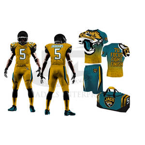 Uniforme de fútbol americano de poliéster 100%, venta directa de fábrica, uniforme de fútbol americano - Product Image 1