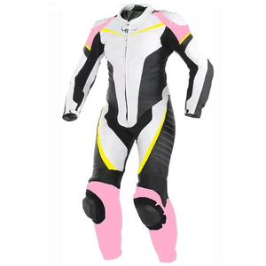 Traje de Motociclismo de Una Pieza Personalizado con Certificación CE, Transpirable e Impermeable, de Cuero Vacuno Premium para Pista - Product Image 4