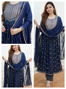 Ensemble Kurta Pantalon Dupatta en coton biologique écologique vintage hip-hop d'été pour femmes - Product Image 6