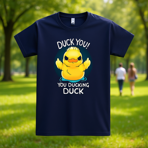 T-shirt Promozionali Duck You per Branding Personalizzato e Consapevolezza del Marchio - Product Image 3