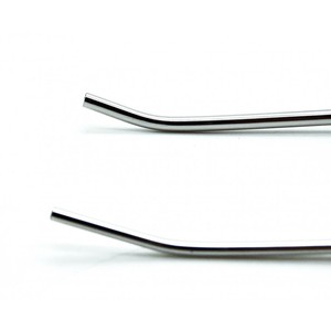 Juego de 2 piezas de jeringas de injerto de hueso dental Implante de amalgama de 2,5mm y 4,5mm Instrumentos curvos de acero inoxidable DISEÑO MEJORADO - Product Image 3