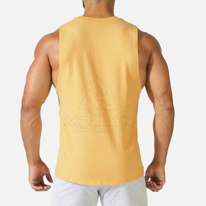 Hot Selling Premium Quality <b>Men</b> <b>Singlets</b> Loose Fit <b>Men</b> <b>Singlets</b> Gym Fitness Wear <b>Men</b> <b>Singlets</b> - Product Image 4