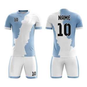 Uniformes de Fútbol 100% Poliéster de Secado Rápido, Transpirables, Sublimados, con Logotipo Personalizado, Nuevo Diseño de Última Moda - Product Image 6