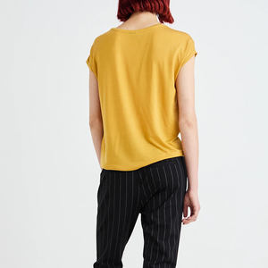 Camiseta de algodón 100%, ropa de mujer de gran tamaño, camisetas de verano para mujer, la mejor camiseta personalizada barata de alta calidad para mujer - Product Image 3