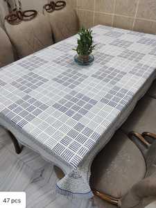 Nappe en coton 100% à imprimé géométrique élégant Bloc fait à la main Imprimé Traditionnel Héritage Rectangle Couverture Artisan Design Cover - Product Image 2