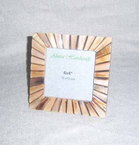 Marco de Fotos de Madera Hecho a Mano con Incrustaciones de Hueso, Ecológico y Personalizado, Regalo de Lujo Perfecto para Bodas y Aniversarios - Product Image 5