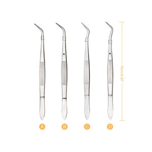 Fórceps de tejido de acero inoxidable de alta calidad Aguja Fórceps de tejido de acero inoxidable 14 cm Fórceps de tejido de alta calidad 14 cm para Onl - Product Image 1