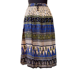 Jupes Crep Reyon Imprimé Haute Qualité Nouveau Style De Mode Femmes Jupes Longues Casual bohème style hippie - Product Image 3