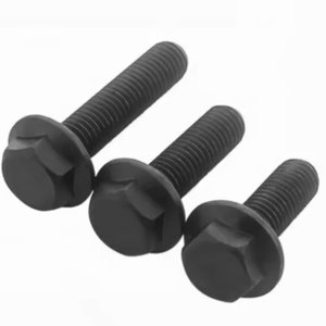 Kit di bulloni flangiati in ossido nero, soluzione di fissaggio all-in-one, set di bulloni e dadi dentati per lavori di costruzione in acciaio multiuso - Product Image 4
