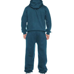 Chándales con Capucha y Cremallera para Hombre, Personalizados, Más Vendidos, de Alta Calidad, 100% Algodón, Felpa, Casual, Lisos, con Diseño de Logotipo Personalizado - Product Image 2