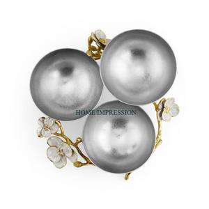 High Quality Customized <b>Silver</b> Color Dinnerware <b>Bowl</b> Handmade Wholesale Decorative Metal Serving <b>Bowls</b> for Kitchen From India - Product Image 4