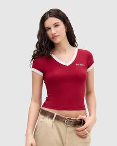 T-shirt imprimé écologique à col rond et coupe ample pour femmes, idéal pour l'été - Product Image 6