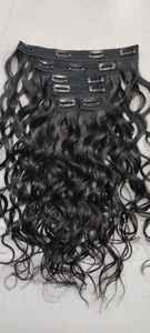 EXTENSIONS DE CHEVEUX À CLIP INDIENS DE MEILLEURE QUALITÉ AVEC DES CUTICULES ALIGNÉES, LISSES ET DURABLES - Product Image 5