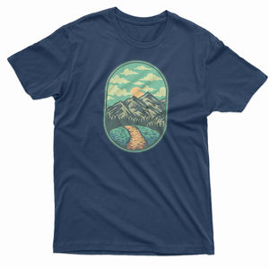 2026 Sustainable Fashion Men's <b>T</b>-<b>Shirt</b> Custom Logo Printed 100% Organic Cotton Breathable Knitted Plus Size OEM Wholesale - Product Image 1