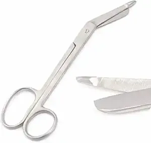 Tijeras de cinta de kinesiología de calidad superior Tijeras de vendaje médico con hoja de procesamiento recubierta de negro - Product Image 2