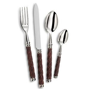 Vaisselle de mariage en acier inoxydable de finition or royal ensemble de couverts de couverts d'argenterie de haute qualité pour la nourriture - Product Image 6