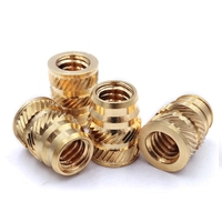 Brass Threaded Knurling Inserts M3 M4 M5 for Plastic Injection Molding OEM Custom Insert Manufacturer