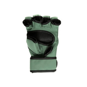 Guantes de MMA de Cuero PU Duraderos OEM, Antideslizantes, Absorbentes de Humedad, con Correa de Muñeca Ajustable para Gimnasio, Sparring, Artes Marciales, Logotipo Personalizado - Product Image 3